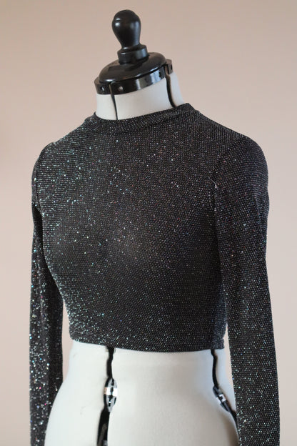 Top à paillettes